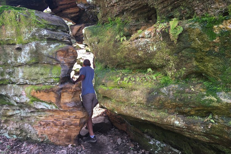 Worden's Ledges Loop trail.